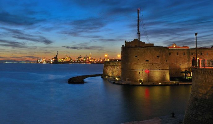 View of the coastline to Discover Salento Puglia near Villa Mia
