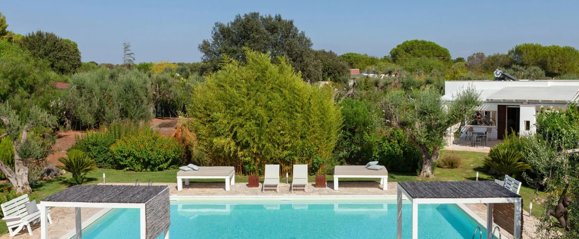 Luxury Mediterranean Games 2026 villa with infinity pool in Salento.