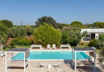 Luxury Mediterranean Games 2026 villa with infinity pool in Salento.